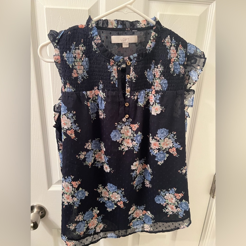 Loft Floral Blouse